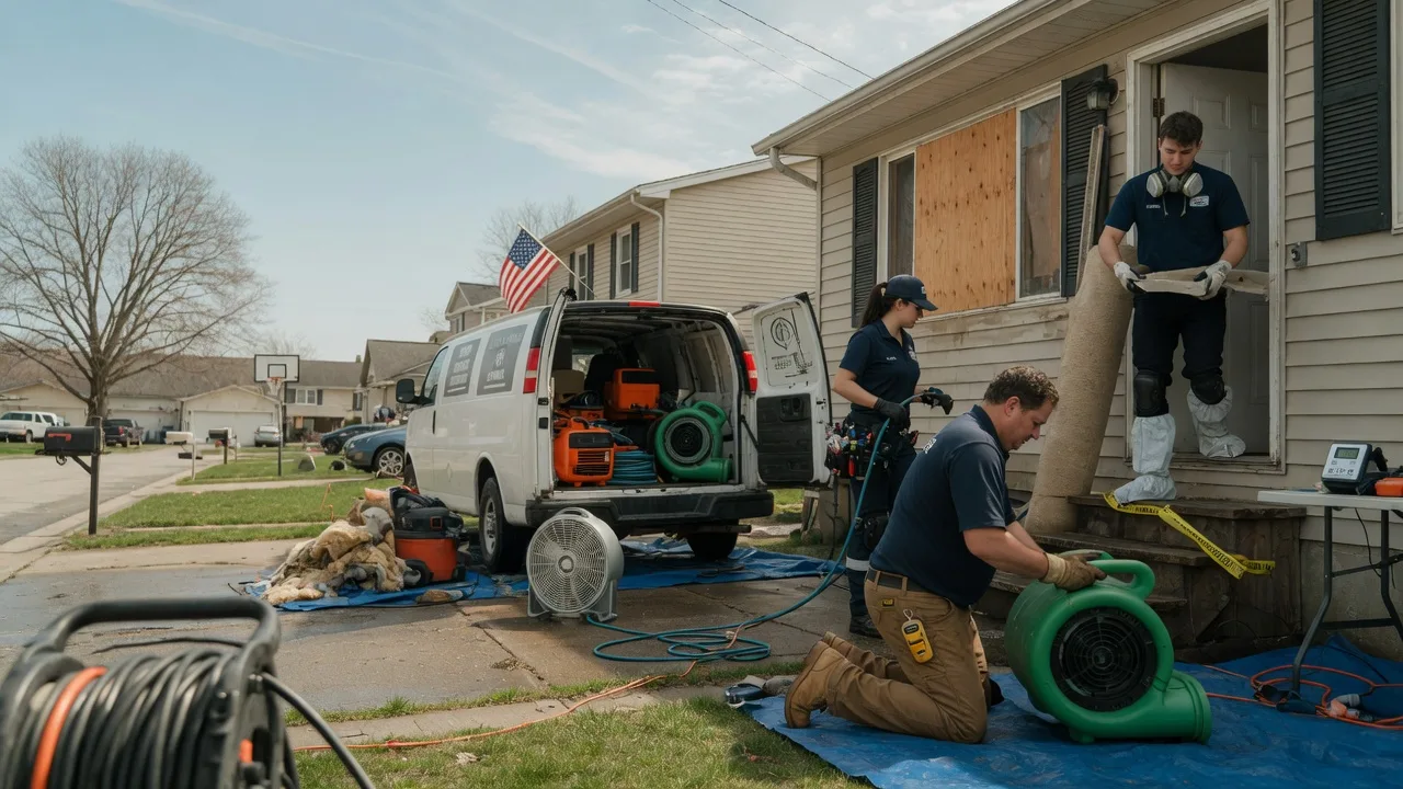 Water Damage Restoration in Pendleton, IN near me